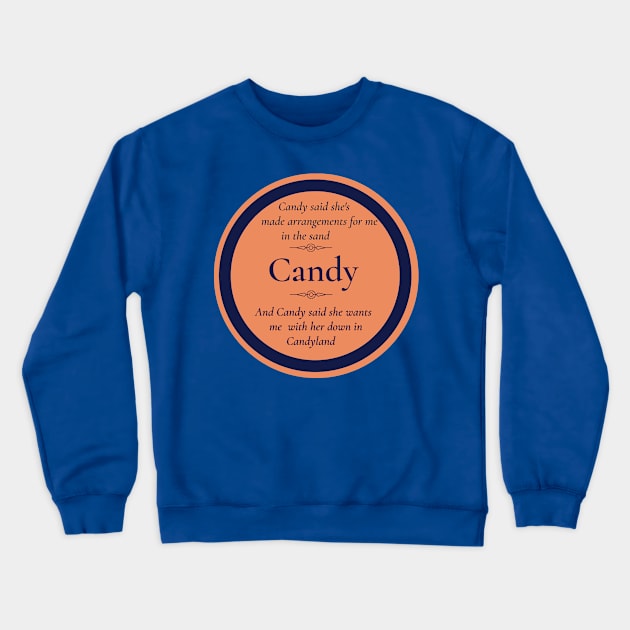 Rock t-shirt , candy lovely t-shirt Crewneck Sweatshirt by FaRock